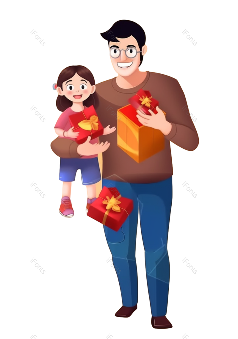 儿童节图片,节日元素,金融PNG,父亲节免抠素材